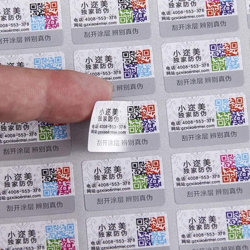 High Security Tamper Evident Seal Warranty Void Original Genuine Authentic Hologram Laser Labels Stickers