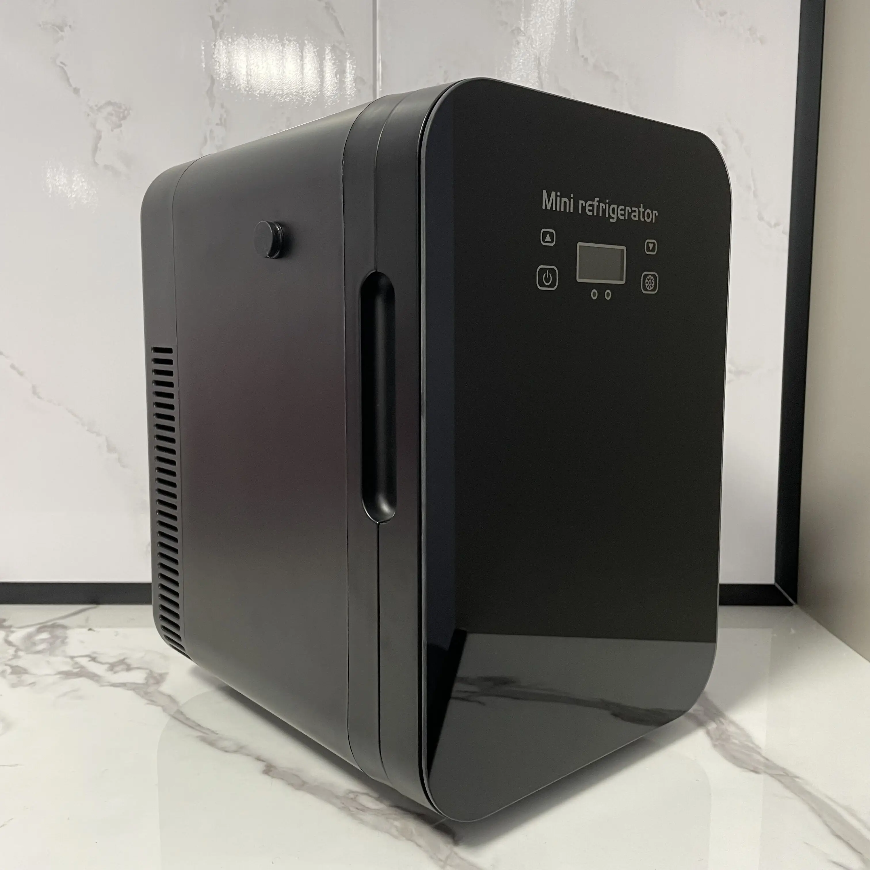 10L Temp Display  Black Color Temp Control  Compact Small Milk cooler Mini Fridge for coffee machine