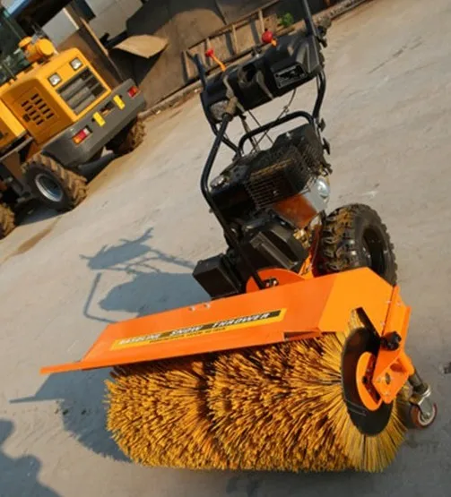 high efficiency Automatic Car Snow Blower Hydraulic Snow Blower  Gasoline Snow Sweepers