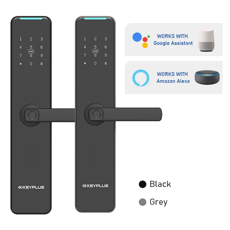 Умные дверные замки цифровой Wi-Fi замок с Bluetooth биометрическим сканером