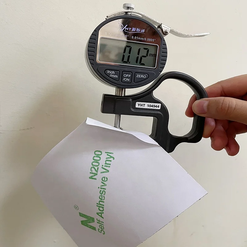 Wholesale Poster Materials Inkjet Printable Removable Black Back Vinyl Self Adhesive Waterproof Vinyl Rolls