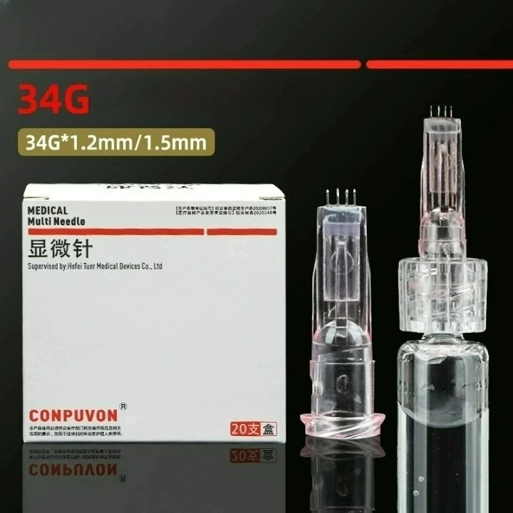 Nctf 135Ha Injection Needle Software 4Pins Meso Nano Needles For Hyaluronic Acid Filling Fillmed Nanosoft Mesotherapy Needle