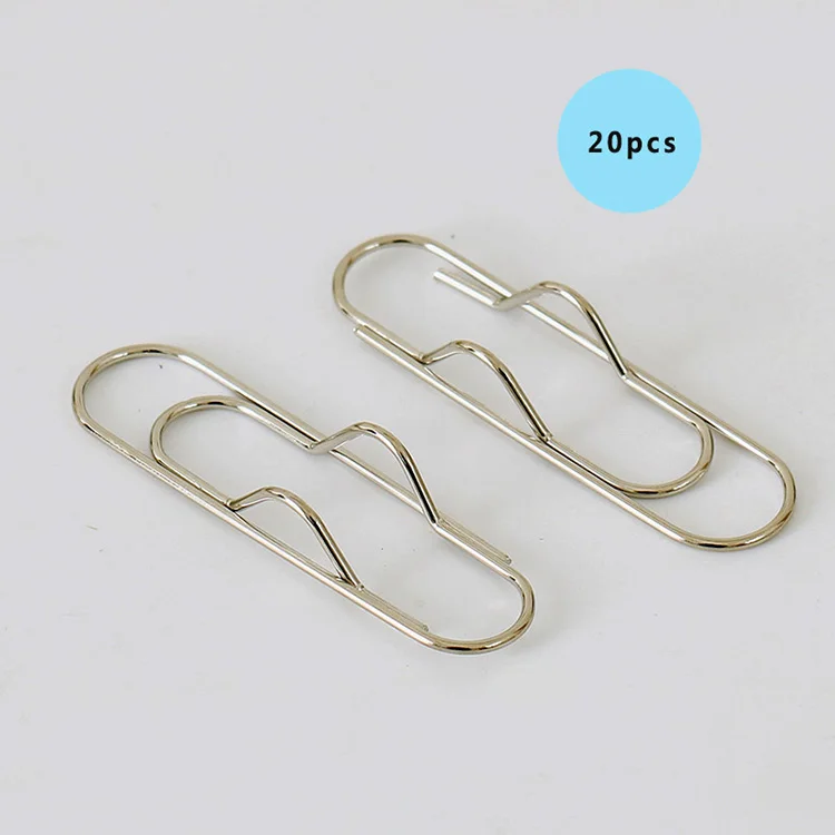 Multi-purpose metal pen holding spring clips gold metal pencil paper clips