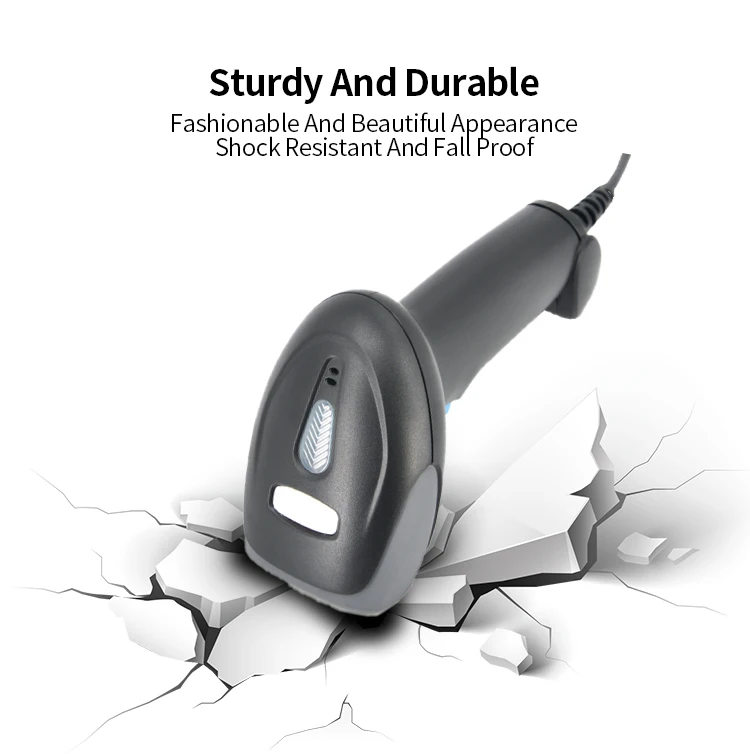 MSL-220 Supermarket USB Handheld Portable Wired Barcode Scanning Gun BT 1D/2D QR Bar Code Reader 1D 2D Laser Barcode Scanners