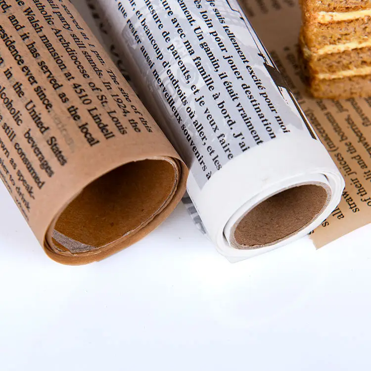 30cm*5m Non-stick Precut Unbleached Parchment Baking Paper Sheets for Grilling Air Fryer Steaming Cooking Oven