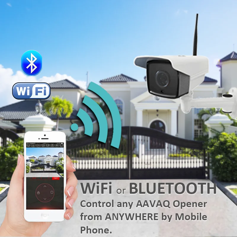 Smart WiFi DC Motor Swing Gate Opener Roller Wheel Automatic Gate Operator