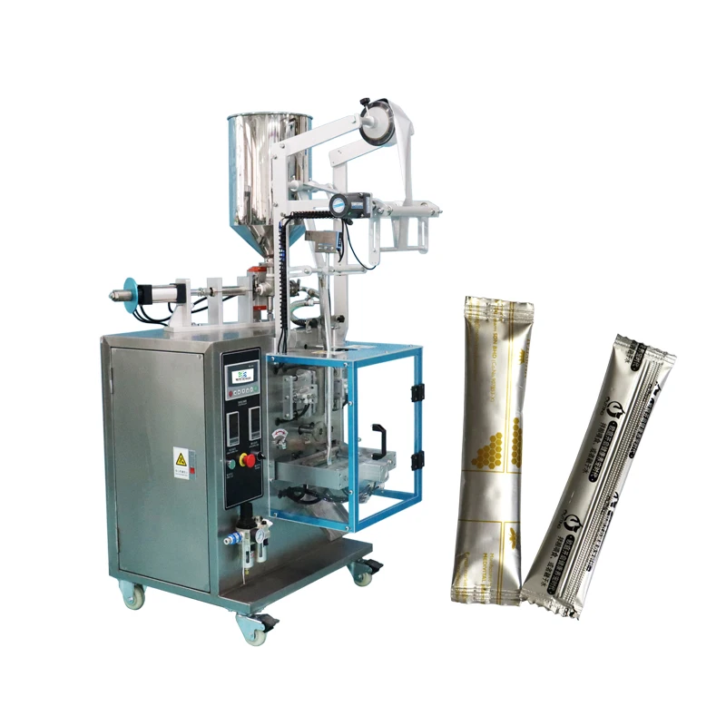 Ice Candy Juice Stick Liquid Packaging Pillow Vertical Grain Punching Bag/ Long Strip Filling And Sealing Machine Manufacturer