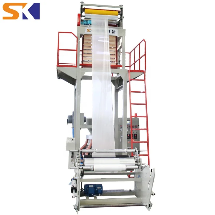 
hdpe glove plastic film extruding machine 