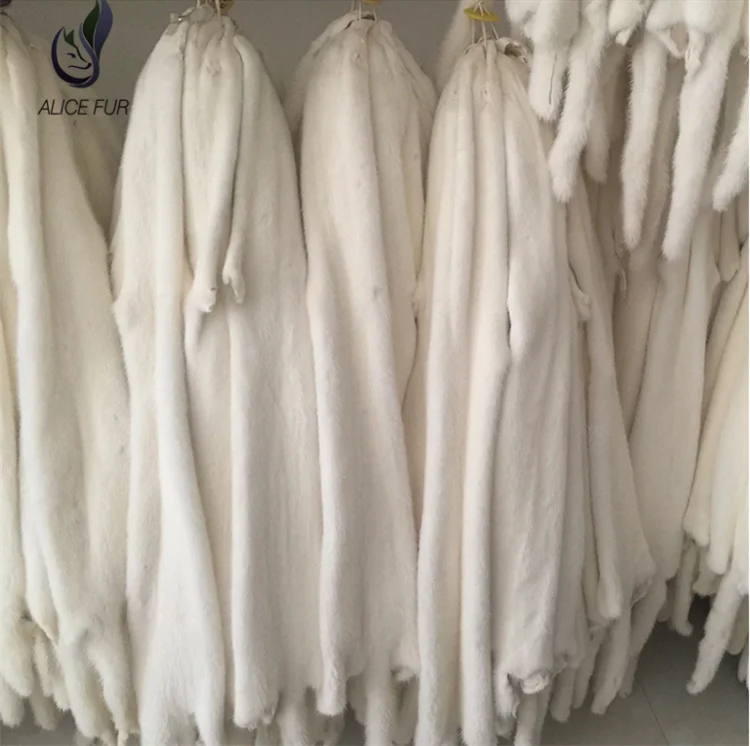 Natural Mink Fur Pelt Tanned Mink Fur Skins With Factory Price
