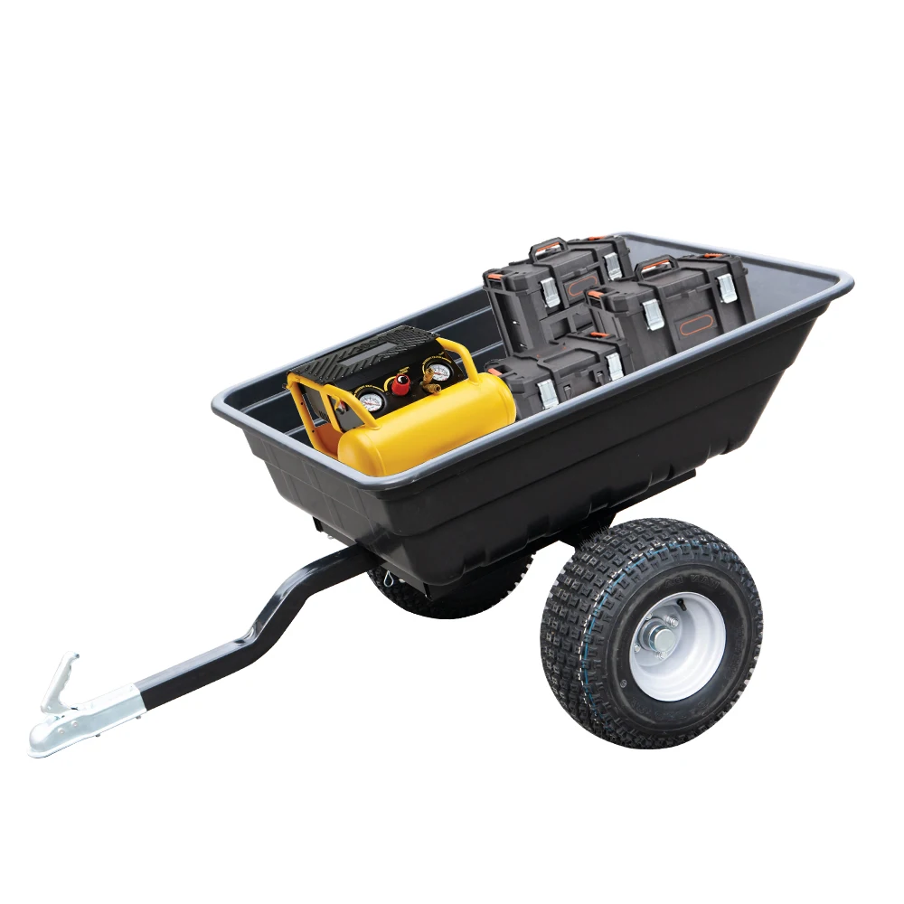 Rear Dump Tipper Trailer Multi Purpose Garden Trailer Dump Farm Atv With Trailer