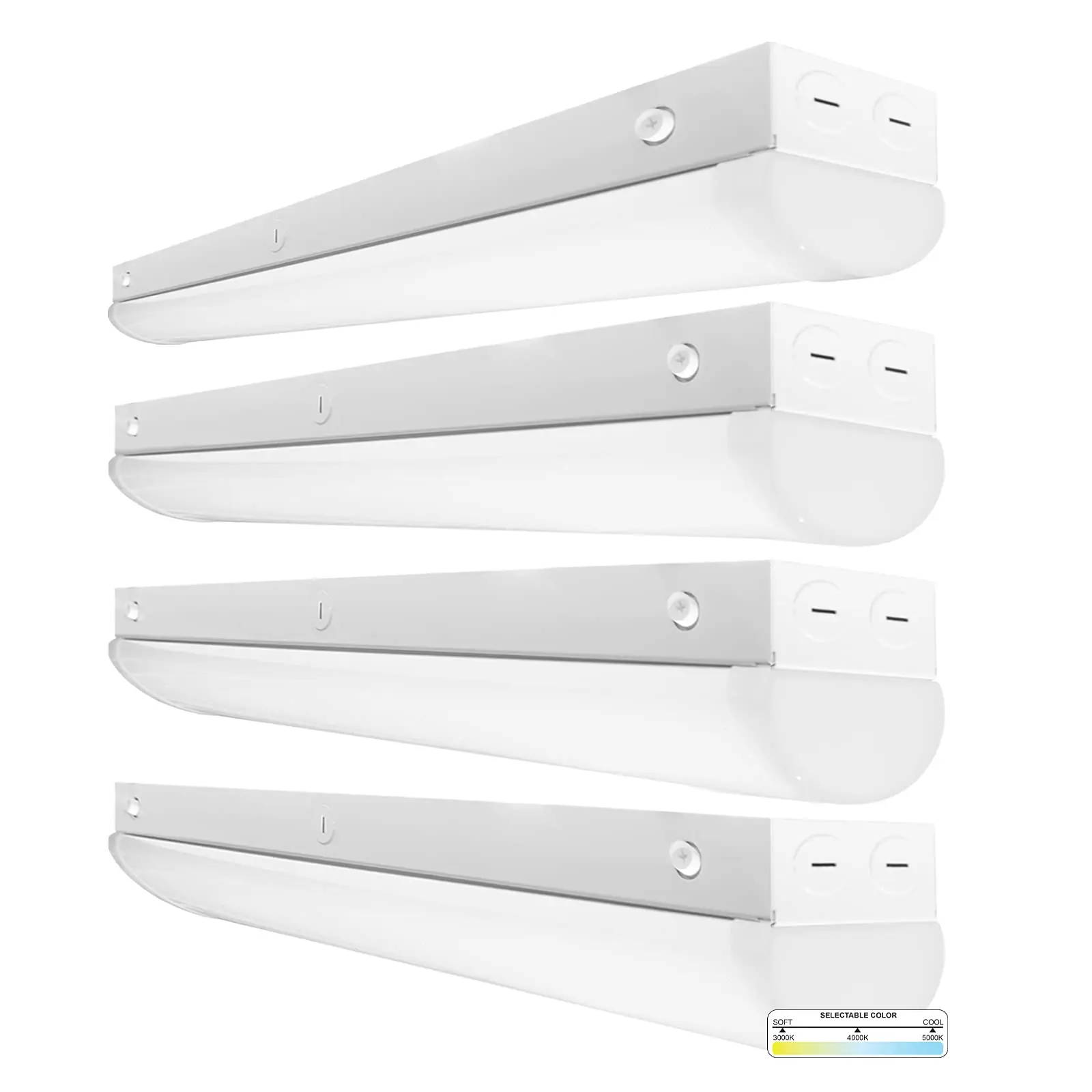 Modern outdoor Indoor Lighting Lamp Aluminum PC 9W18W 26W 36W 1Ft 2Ft 3Ft 4Ft 5Ft Linear Batten Led Light
