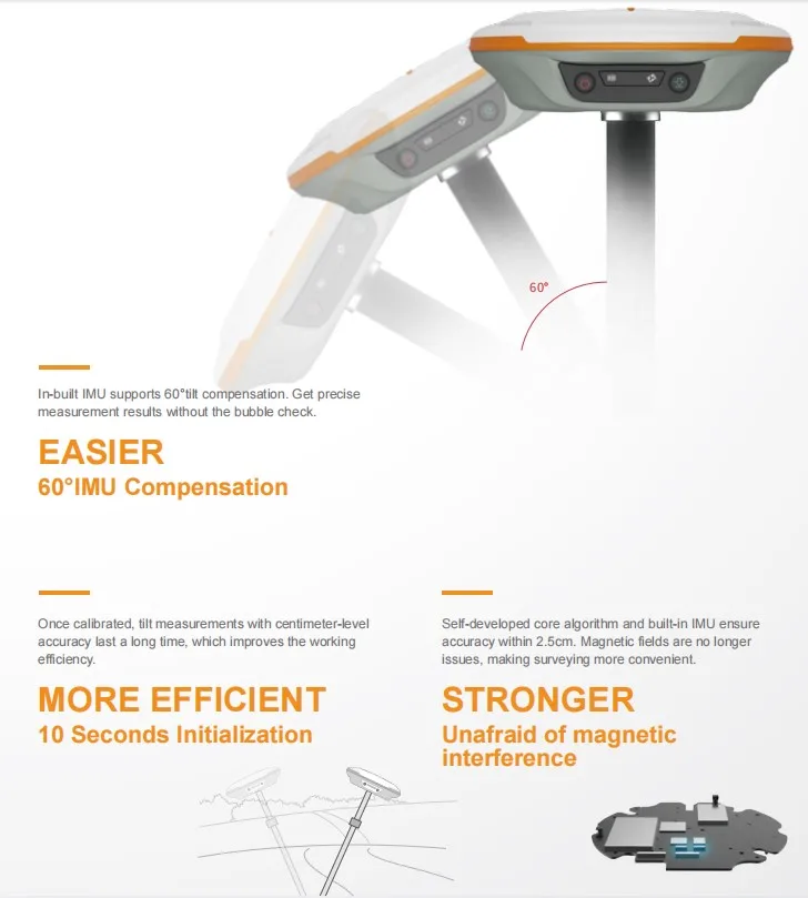Cheap Sino RTK GPS N2 Sino Comnav rtk gps Survey Equipments Surveying Instruments N3 GNSS Receiver