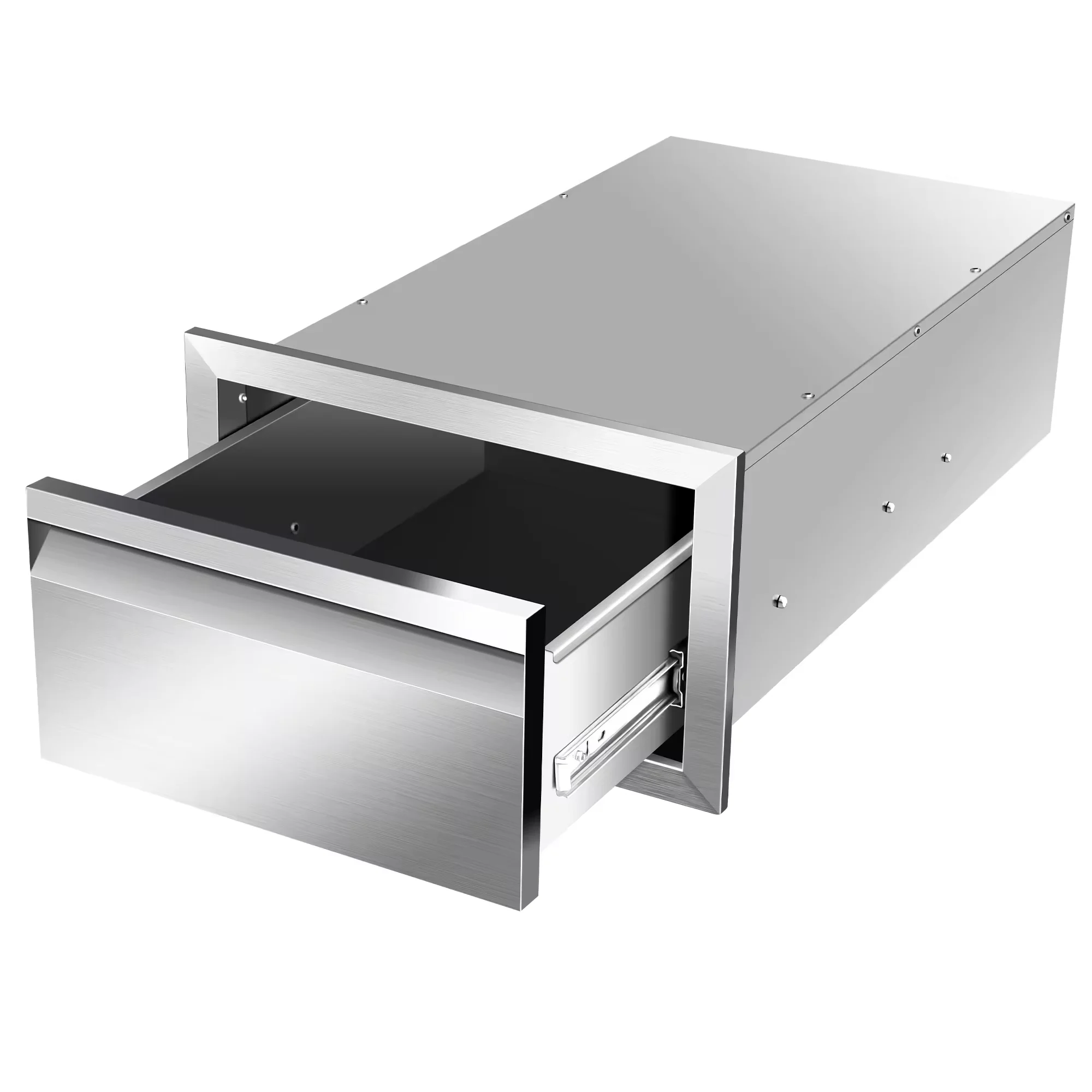 Outdoor Kitchen Stainless Steel Outdoor Bbq Kitchen Drawer Channel Single Drawer With Drawers for Kitchens
