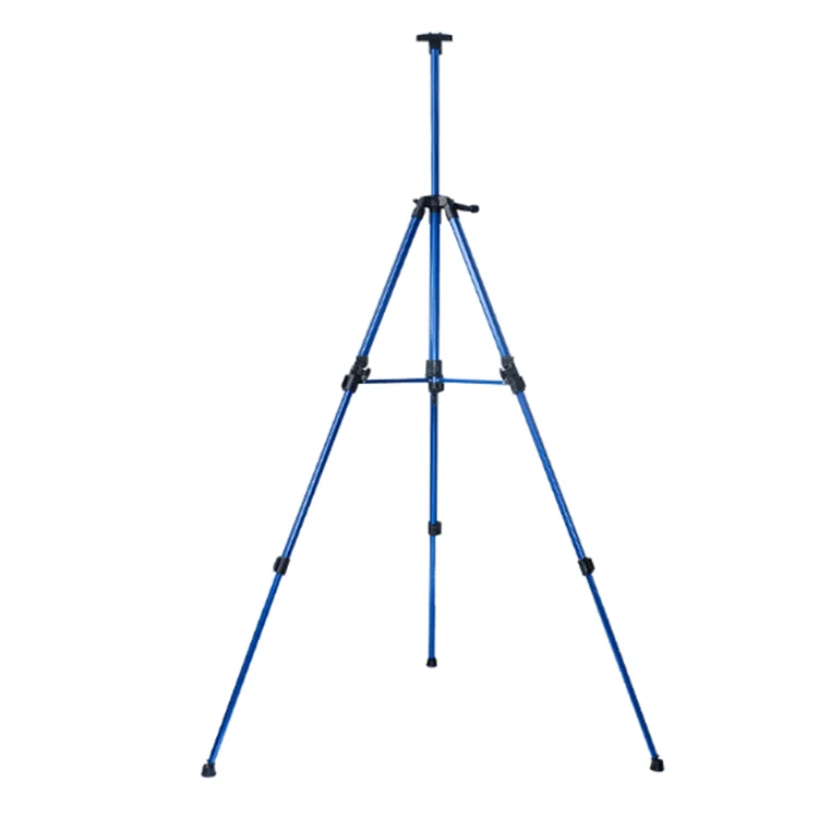 Художественный поставщик, синий цвет, большая ручка на алюминиевом штативе, мольберт для свадьбы и эскизов