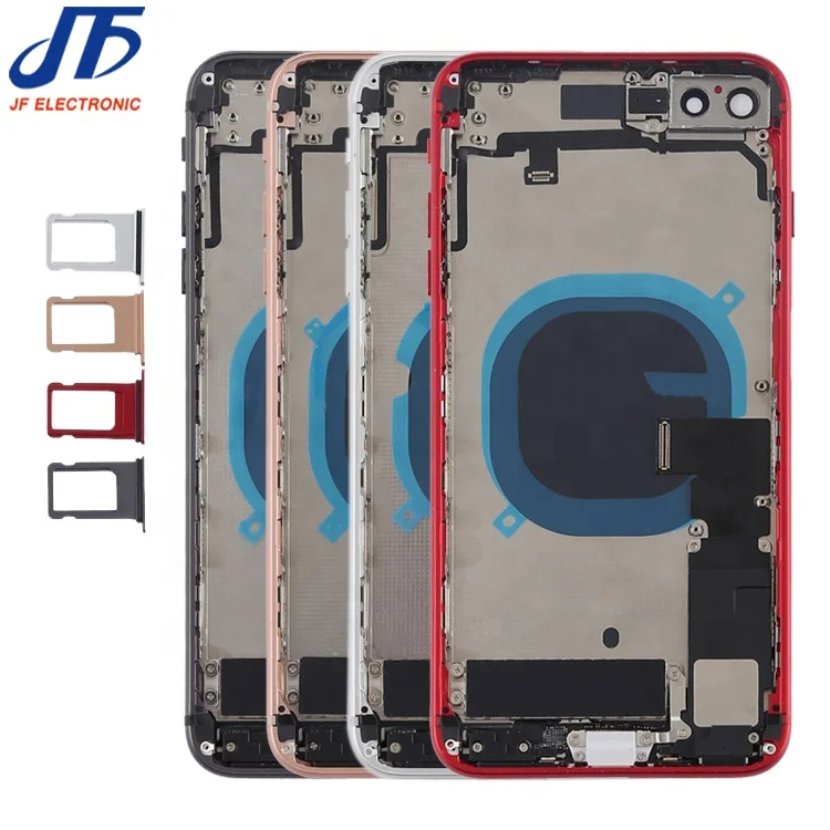  Сменный задний корпус для iphone 8 plus p в сборе аккумуляторной батареи с гибким кабелем и мелкими