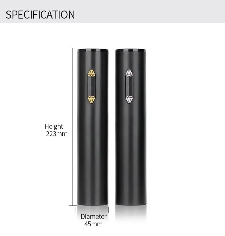 Newest Electronic Gadget 2022 Trending Amazon Battery Support Automatic Corkscrew Electric Wine Bottle Opener with Cheap Price