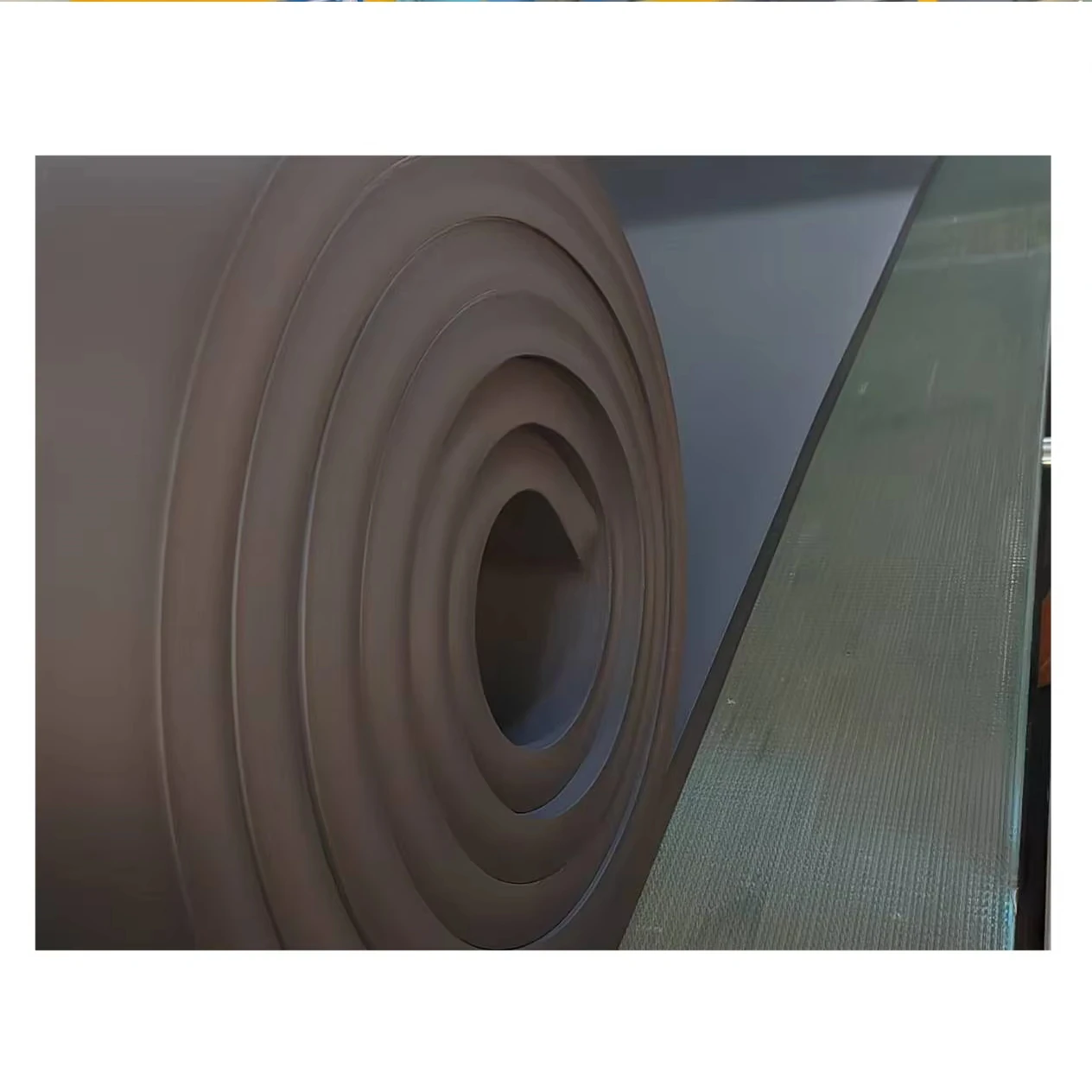 NBR Black Closed-Cell Rubber Foam Sheet for Soundproofing and Fireproofing HVAC Materials HVAC Heat Insulation Materials