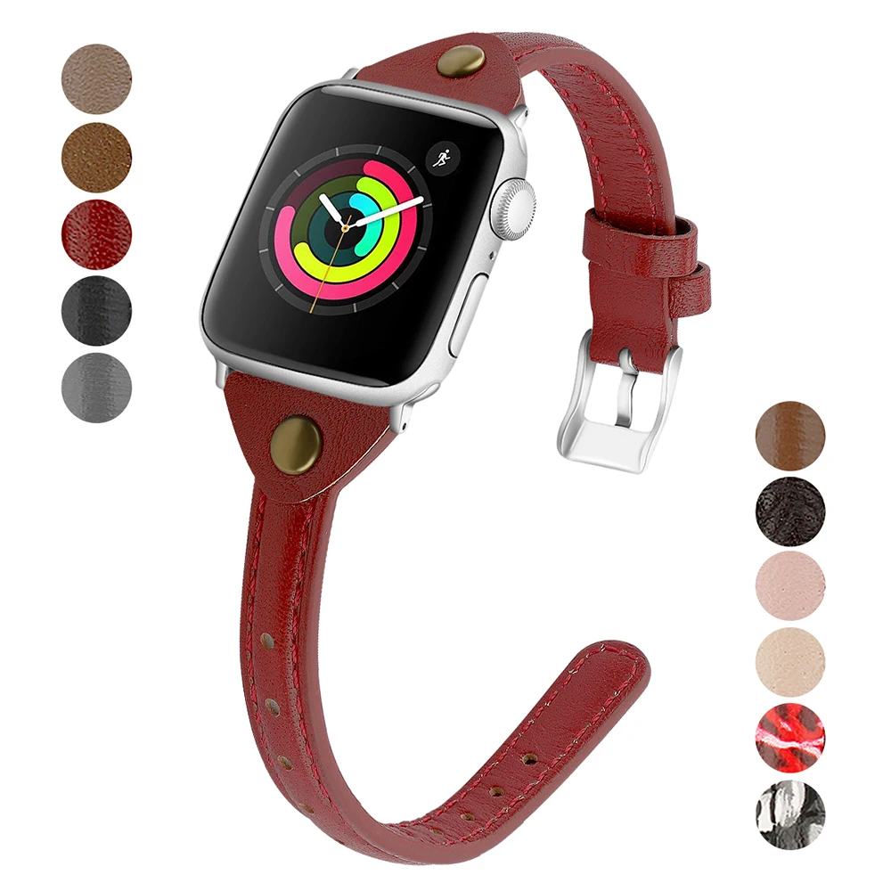 
Exquisite band luxury watches Real Leather Watch Strap Car line belt 