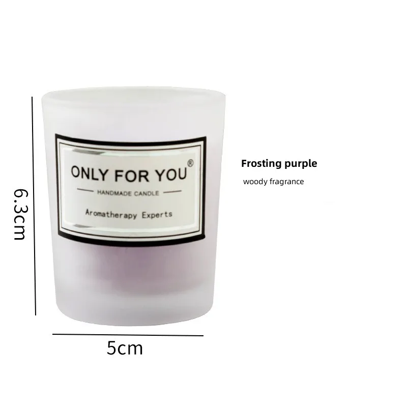 Luxury Scented Candle Incense Household Soy Wax Candle Gift Set Creative Transparent Candle Jars