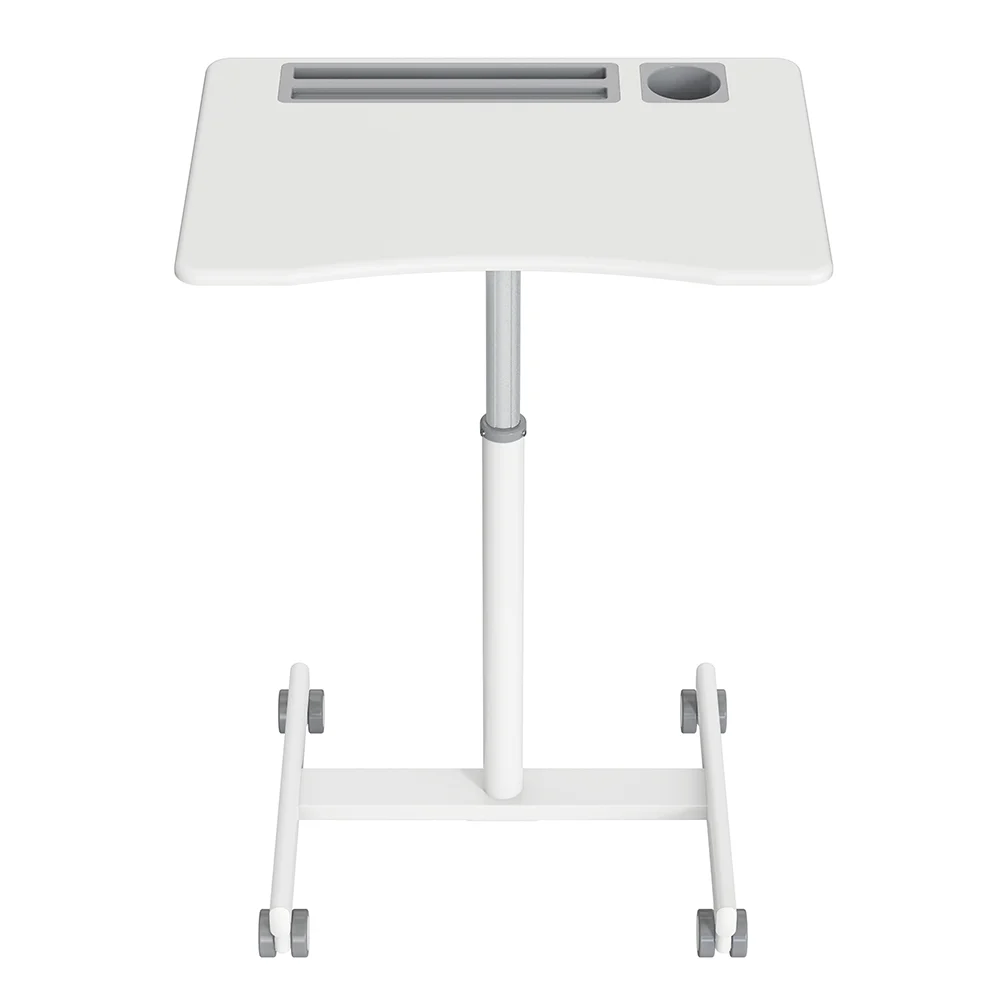 2024 Fashion Gas Spring Lift Slot Tablet Pen Cup Holder Home Office Table Standing Computer Desk