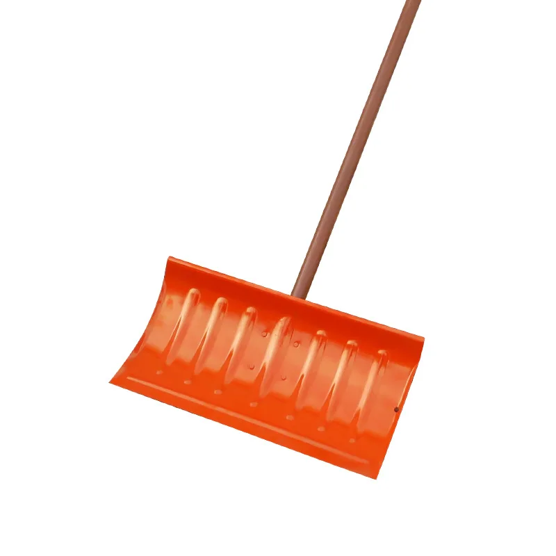 Snow shovel Wooden handle lengthened and widened snow shovel cleaning shovel Snow and ice tool road