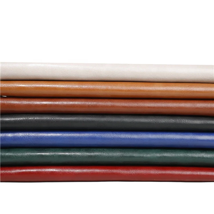 
Recycled cowhide fiber latest high quality PU leather excellent quality abrasion resistant fabric 