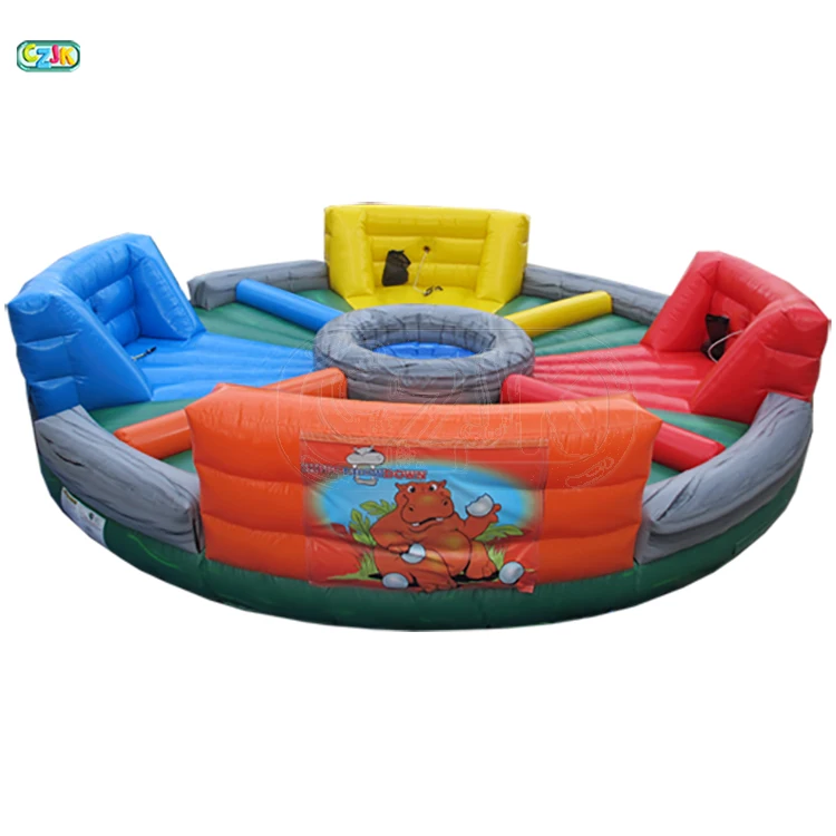 inflatable human hungry hippos chow down game inflatable hungry hippo game for sale