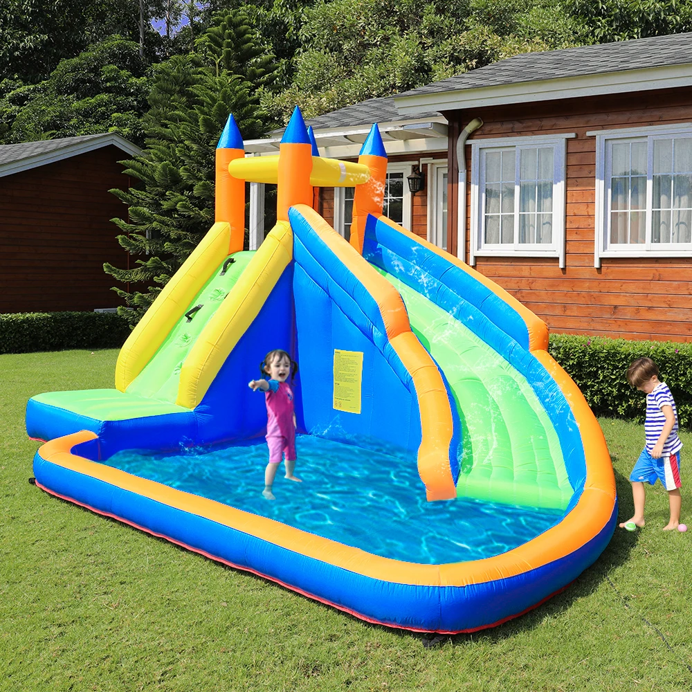 NEW TIME inflatable castle tent sale usa toboggan wholesale manufacturer