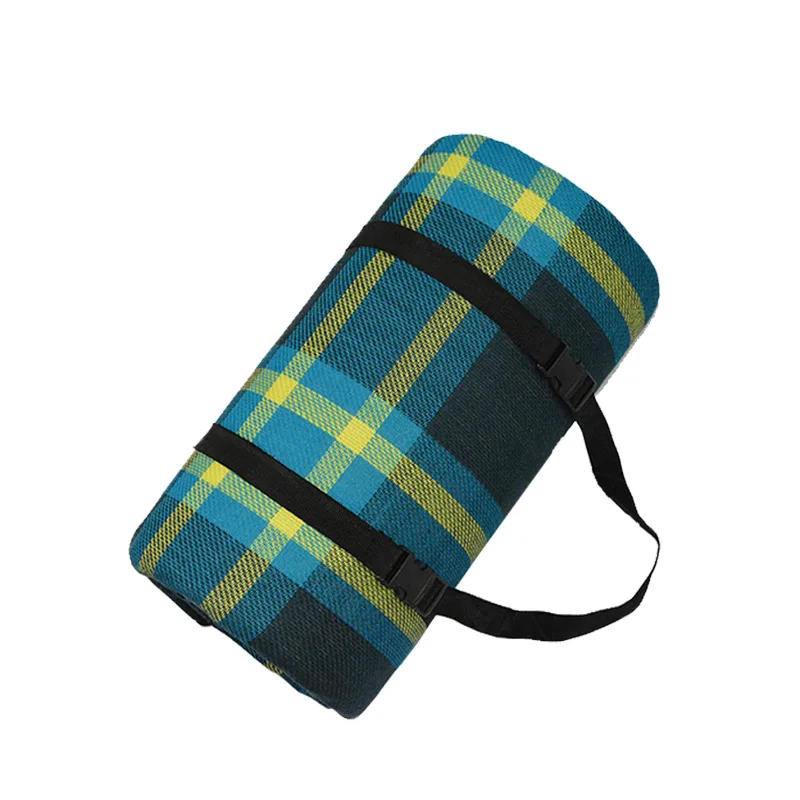 Waterproof PEVA Picnic Mat Oversized High-density Acrylic Outdoor Camping Moisture-proof Picnic Classic Check Customization
