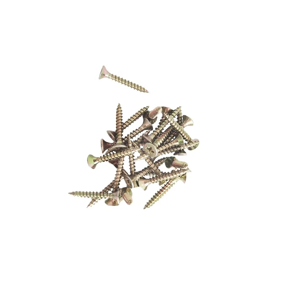 Philips Csk Drywall Anchor Plug Headless Cross Pan Head Triangle Drive Self Tapping Chipboard Screw