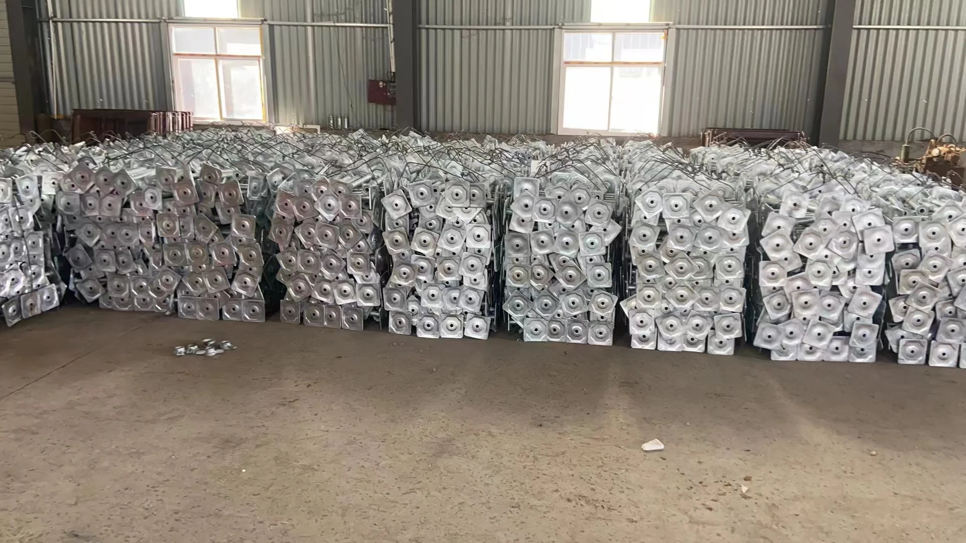 base collar Galvanized Layher Steel Scaffolding Ringlock System For Construction