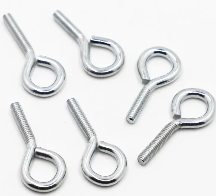 stainless steel Sheep Eye Screw Closed Hook With Ring Screw Lifting Ring Sheep Horn Eye Bolt