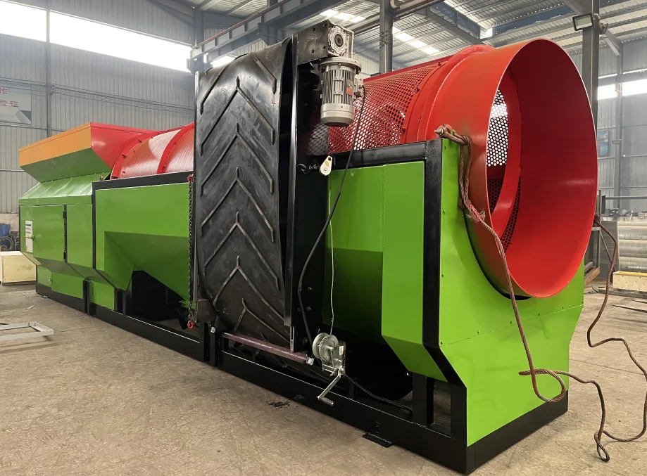 China factory direct sales screening compost multifunctional drum screen