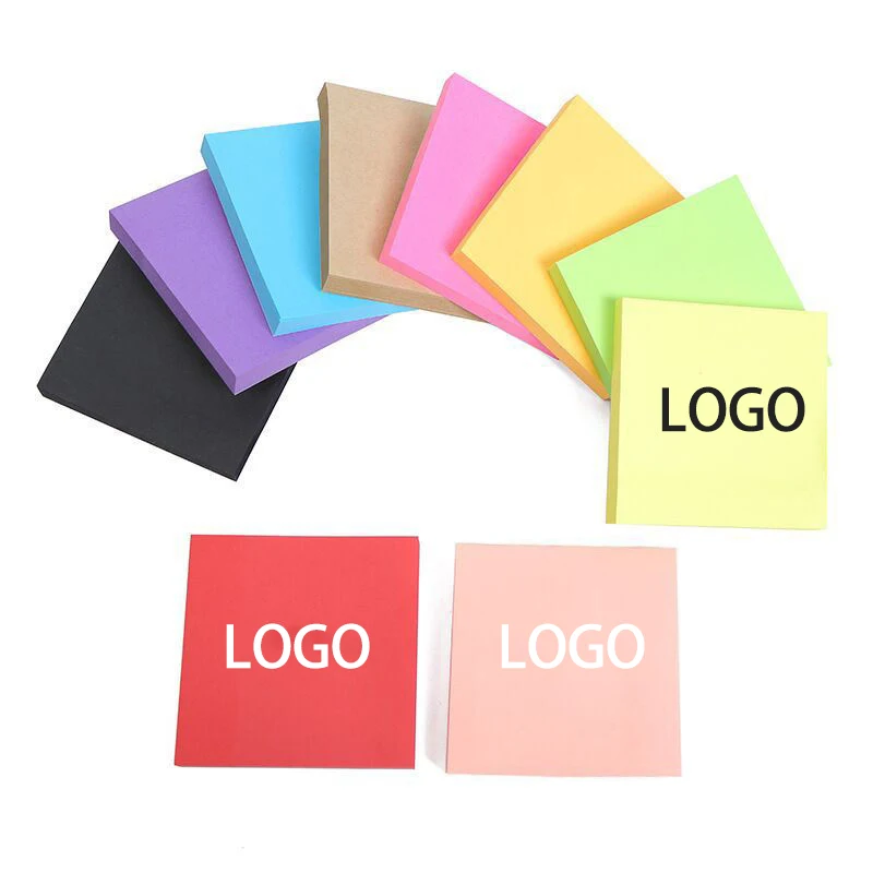 Kawaii Sticky Notepad Memo Pads Office School Stationery Adhesive Stickers Posted Custom Sticky Note Pad