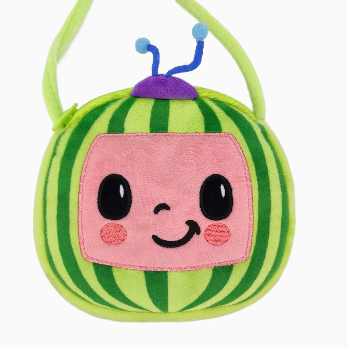 Wholesale Most Popular Cartoon Cocomelon Plush Toy bag JOJO Soft Plush Messenger Bag
