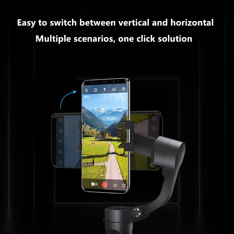 3-х осевой ручной шарнирный стабилизатор для камеры GoPro мобильный телефон с функцией видеозаписи смартфона Gimbal экшн-камеры «Три в одном»