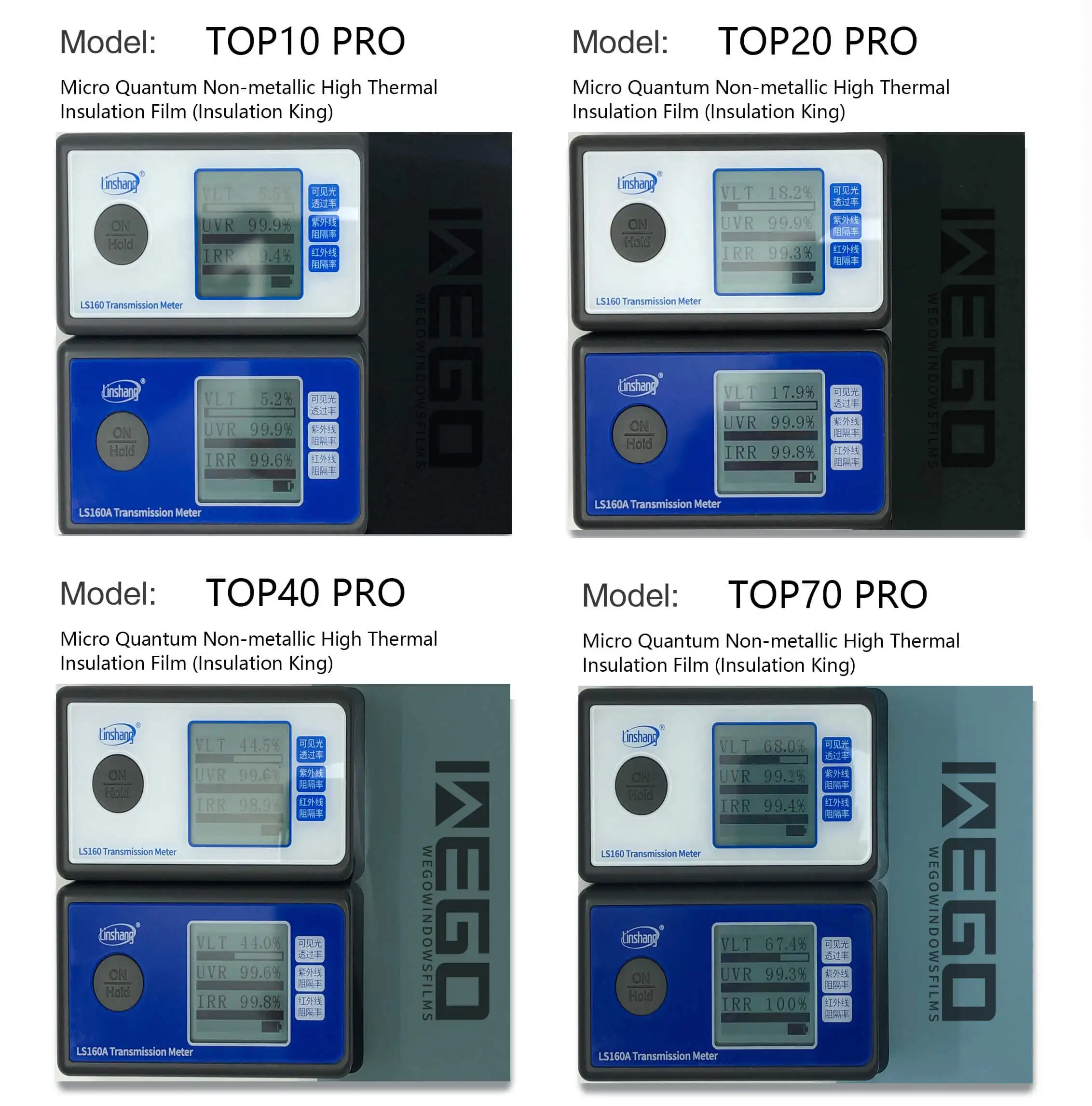 Новейшая пленка WEGO 2K, нано-керамическая тонировка для автомобиля с распылением, Солнцезащитная светоотражающая пленка, тонированная изоляционная пленка для окон и автомобилей