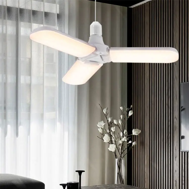 
Super Bright Lamp 36W 45W 110V 220V E26 E27 Foldable Led Trefoil Light Bulb 