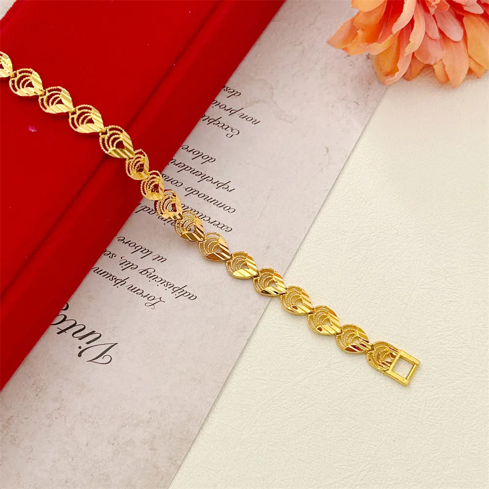 Fashion 18K 20K 22K Multi-Style Brass Gold Plated Bracelet Luxury Women Jewelry Bracelet For Birthday Gift