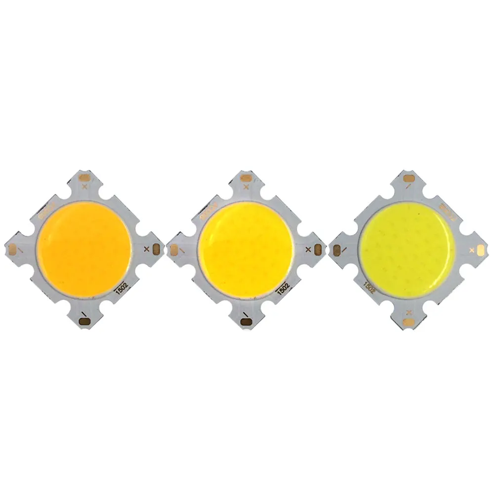 28x28mm Square COB LED Chip Light Source 10W 15W 20W 30W COB Lamp for LED Spotlight Floodlight Downlight 20mm Round Lighting
