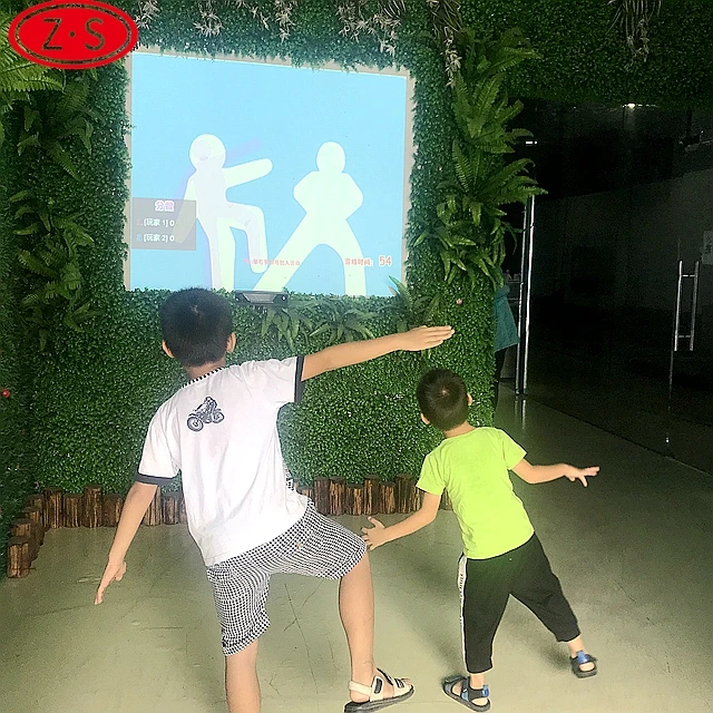 
Commerical children games interactive projector game 3D Body Interactive Wall 