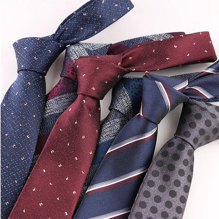 Fast Delivery High Density Jacquard Fabric Ready Tie Mens  Necktie