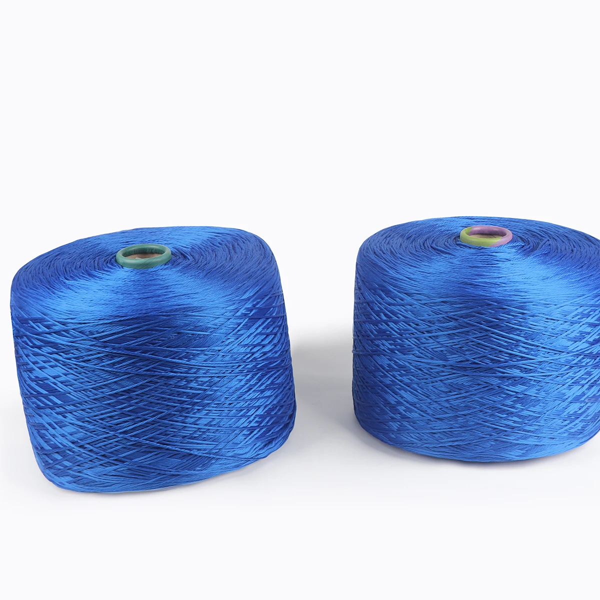 manufacturer blue microfiber raw materials for mop yarn rope 100% polyester mop threads