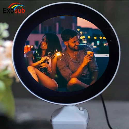 Custom magic mirror sublimation with LED light