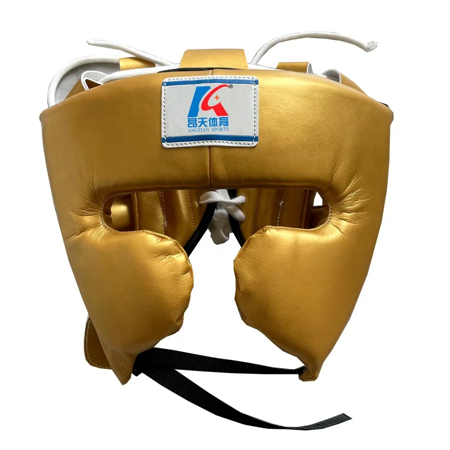 ANGTIAN wholesale custom muay thai boxing/MMA/martial arts helmet child and box men fitness training heads protector