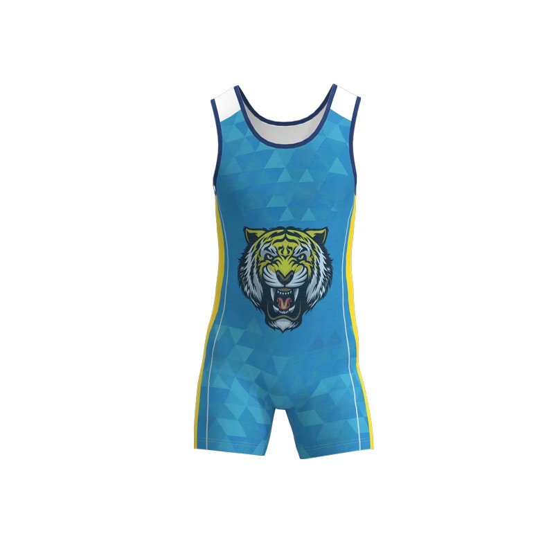 Promotional Various Durable Using Popular Unisex Cheap Custom Pro Wrestling Singlet