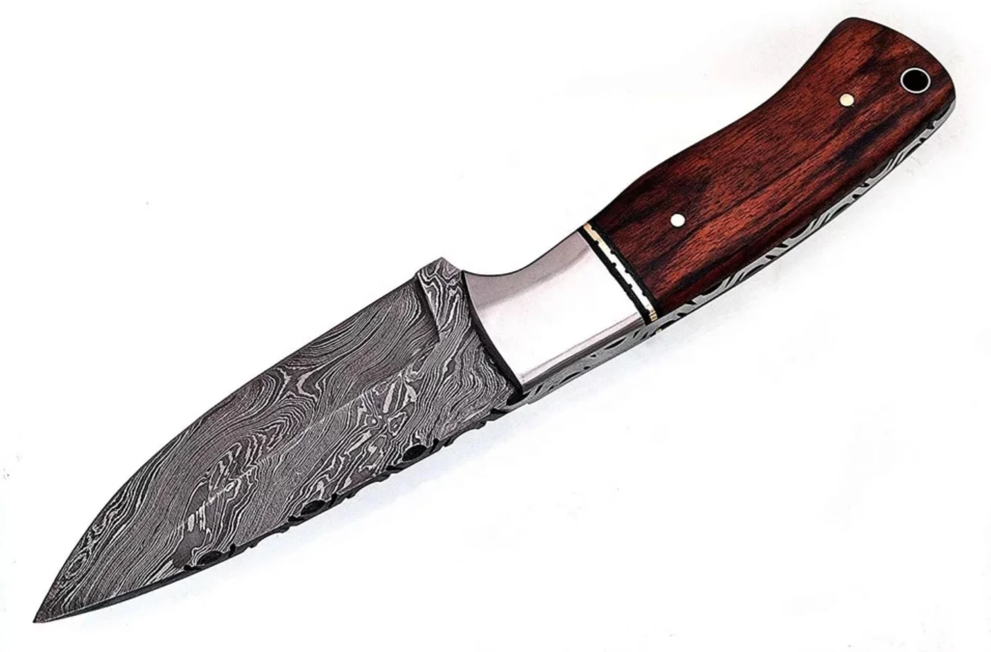 
Custom Handmade Damascus steel Hunting knife Camping Knife Fixed Blade 