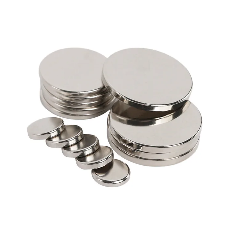 Super Strong Magnetic Materials N35 N38 N42 N45 N52 Rare Earth Permanent Cylinder NdFeB Disc Neodymium Magnets
