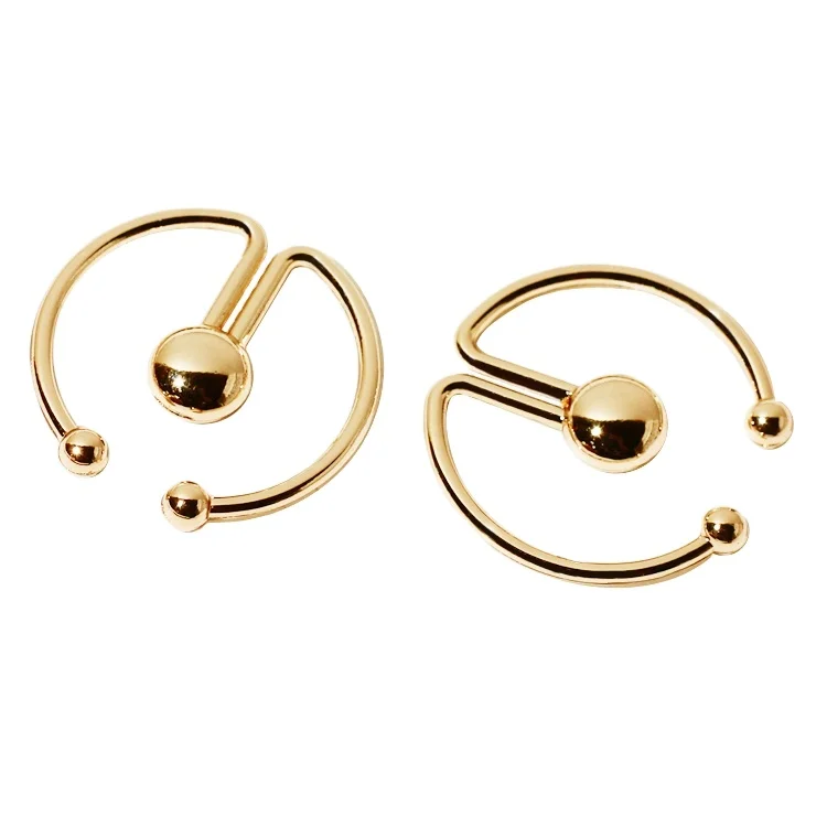 Custom swimwear hardware manufacturer zinc alloy bra metal ring slider buckle connector accessory for bikini