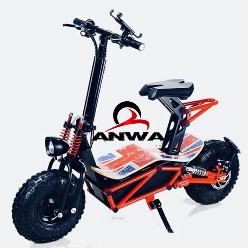  Раскладной стенд со шнуровкой 2 колеса внедорожных на дороге 1000W 1300W 1600W 2000W 36V 48V Электрический скутер